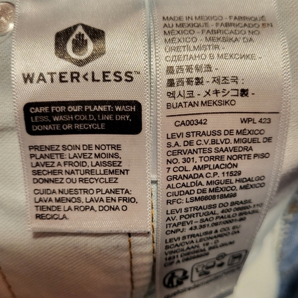 Levi 517 Mens Denim Blue Jeans Size 42x32 - Picture 6 of 7